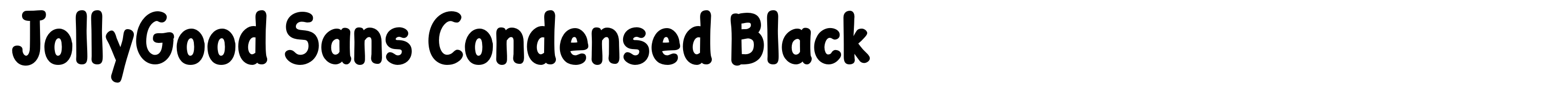 JollyGood Sans Condensed Black
